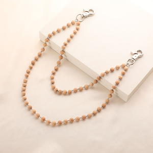 Retro lange Rosenkranz Kreuz Holz perle Jungfrau Maria Gürtel Halskette Punk Rosenkranz 8 mm Perlen katholische religiöse Hose Kette Halskette - Product Image 2