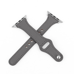 <span class=keywords><strong>Bracelet</strong></span> fin de rechange en <span class=keywords><strong>cuir</strong></span> véritable pour femmes, avec boucle inversée, pour iWatch série SE 6 5 4 3 2 1, pour <span class=keywords><strong>apple</strong></span> <span class=keywords><strong>watch</strong></span> - Product Image 3
