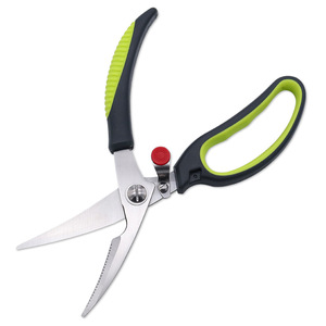 <b>Kitchen</b> <b>Scissors</b> Stainless Steel 8 In Non Slip Handle For Home Use - Product Image 2