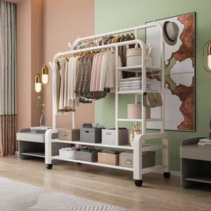 <span class=keywords><strong>Porte</strong></span>-<span class=keywords><strong>manteau</strong></span> métallique autoportant extensible sur roulettes, design industriel, pour la maison, l'<span class=keywords><strong>entrée</strong></span> des enfants, la chambre, le salon - Product Image 3