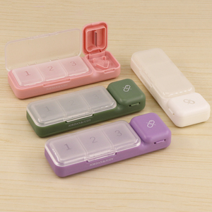 SUNSHING Pill Cutter and Container Box Portable Pill <b>Splitter</b> with Storage Medicine Cutter Organizer Case for Tablet Cutting - Product Image 4