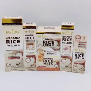 쌀 스킨 케어 제품 페이스 크림 페이셜 클렌저 페이셜 마스크 에센스 도매 유기농 쌀 화장품
