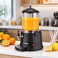 Distributeur de chocolat chaud commercial 10L, machine à boisson électrique en acier inoxydable pour café, hôtel