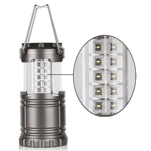 Camping Lantern 30 LED <b>Rechargeable</b> Battery Operated Outdoor Tent Light Portable Emergency <b>Flashlight</b> - Product Image 2