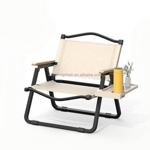 Moderno portatile pieghevole sedia a sdraio in legno da giardino all'aperto elegante tavolo Mobile - Product Image 5