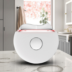 Masajeador Facial de mano para el hogar Gua Sha Vibración Microcorriente Lámpara de belleza Compresa fría y caliente Dispositivo de estiramiento de cuello Tipo de enchufe del Reino Unido - Product Image 1