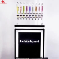 Bouteilles de parfum en verre semi-automatiques personnalisées de 200 ml/375 ml/500 ml/750 ml, distributeur de bar pour 6/8/12 bouteilles