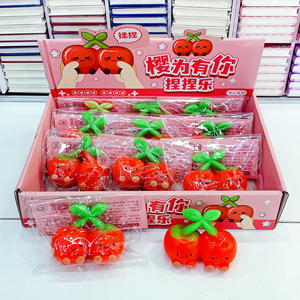 ของเล่นบีบเชอร์รี่ บีบแล้วคืนรูปช้าๆ ช่วยคลายเครียด จำลองผลไม้ ผ่อนคลาย บรรเทาความเครียด - Product Image 2