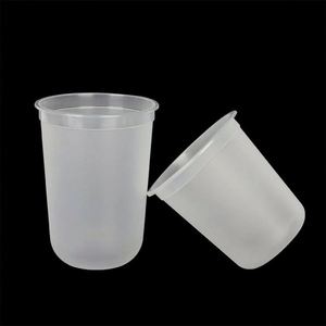Gobelet jetable durable en PP de 90 mm, 500 ml, givré, en forme de U, personnalisable, pour boissons, jus, tequila, café – Nouveauté 2026 - Product Image 4