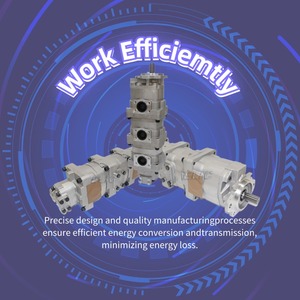 brand new Top Quality Small Triple Gear Pump 705-55-34190 WA380-3 Oil for Casappa Replacement - Product Image 4