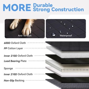 Tapis de protection pour animaux de compagnie multifonctionnel, imperméable, anti-salissure, antidérapant, grand format, pour voiture, transfrontalier, nouvelle conception - Product Image 3