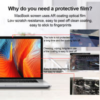 Film de protection d'écran anti-espion, anti-lumière bleue, anti-reflets, confidentialité, pour ordinateur portable Macbook, prix direct d'usine en gros