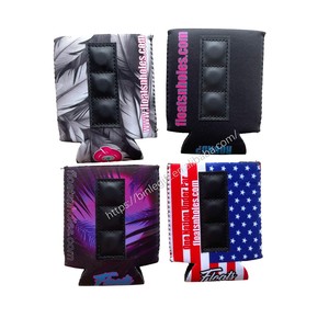 Coozies magnétiques personnalisés de haute qualité en néoprène Sublimation 12oz bière magnétique peut refroidisseur manchon avec aimants - Product Image 3