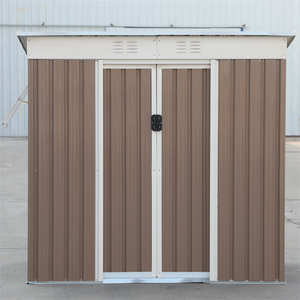 Abri de jardin moderne avec <span class=keywords><strong>toit</strong></span> à <span class=keywords><strong>double</strong></span> pente Fondation de maison <span class=keywords><strong>en</strong></span> fer-blanc pour le stationnement de voitures Outil <span class=keywords><strong>en</strong></span> <span class=keywords><strong>bois</strong></span> traité sous pression Style de pièce - Product Image 2