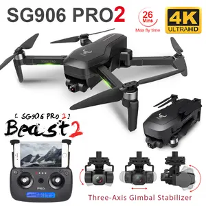 ZLRC野兽SG906 Pro2无刷电机GPS 5G WIFI FPV 3轴万向节专业4k高清相机RC无人机四轴飞行器