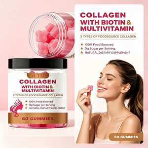 Gomitas de Colágeno Sin Azúcar con Vitamina E, Fabricación OEM, Suplemento para Blanquear e Iluminar la Piel, Marca Privada, Venta al Por Mayor - Product Image 4