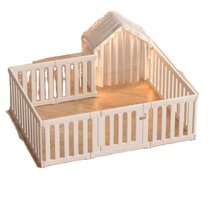 <span class=keywords><strong>Parc</strong></span> de jeu pour <span class=keywords><strong>bébé</strong></span> avec petite tente maisonnette, clôture de sécurité pour enfants, aire de jeux intérieure en plastique pour tout-petits, idéal pour la maison - Product Image 1