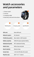 Montre connectée 4G Y63 pas chère pour enfants, appel vidéo, assistant vocal IA, caméra HD, montre connectée étanche pour enfants de 1,44 pouce