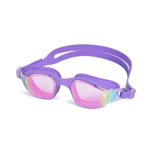 Gafas de Natación Profesionales Hidrodinámicas de Silicona y PC, Antivaho, Protección UV, <span class=keywords><strong>Lentes</strong></span> con Revestimiento de Espejo <span class=keywords><strong>para</strong></span> Triatlón y Natación en Aguas Abiertas - Product Image 3