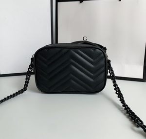 Borsa di lusso originale per fotocamera da <span class=keywords><strong>donna</strong></span> in vera pelle con Logo in lettere d'oro borsa a <span class=keywords><strong>tracolla</strong></span> di piccole dimensioni - Product Image 2