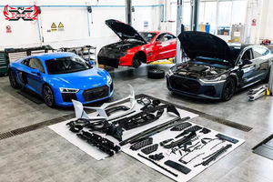 Kits de carrosserie en PP en gros pour <span class=keywords><strong>Audi</strong></span> <span class=keywords><strong>R8</strong></span> 2016-2021 : Améliorez votre véhicule avec pare-chocs avant, pare-chocs arrière, jupes latérales et calandre centrale - Product Image 4