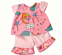 Vêtements de poupée personnalisés en gros OEM/ODM pour tenues de poupées BJD en coton