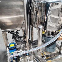 Mélangeur émulsifiant sous vide Sipuxin pour laboratoire, 200L, avec homogénéisateur à chauffage électrique et fonction de dispersion