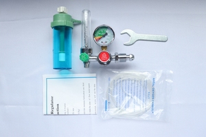 Jauge de pression d'oxygène en alliage d'aluminium et de Zinc vert, régulateur médical, 0-25mpa, livraison gratuite - Product Image 4