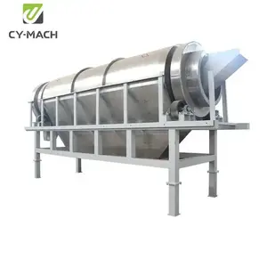 New design large capacity rotary drum trommel screen / rotary drum screen separator for solid waste