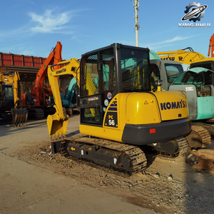 Excavadora de cadenas Komatsu 56 usada, de segunda mano, marca original japonesa, excavadora de cadenas pequeña de 5.6 toneladas - Product Image 3
