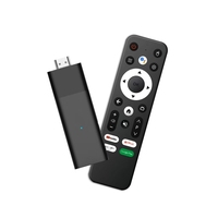 Uuvision TV Stick T300 2GB16GB Android 12 4k Sudamérica Reino Unido ATV Doble WIFI BT Control Remoto por Voz Smart TV Dongle