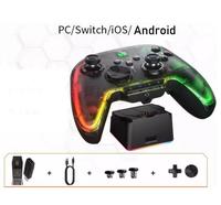 Manette de jeu filaire à double vibration BIGBIG WON Rainbow 2 Pro (combo) pour PC