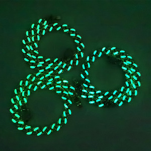 สร้อยคอคิวบาลิงค์เรืองแสงเรียบง่าย สไตล์ฮิปฮอป วัสดุอัลลอยด์ สำหรับผู้ชาย แฟชั่นเครื่องประดับขายส่ง ปี 2026 สินค้าขายดี - Product Image 3