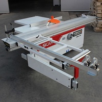 Scie à panneaux coulissante inclinable Altendorf pour le travail du bois, destinée à l'exportation