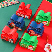 Premium Matte Faltbare Weihnachts-Süßigkeiten-Geschenkbox Schokoladen-Keks-Dose Verpackung für Feiertagspartys und Geschenke