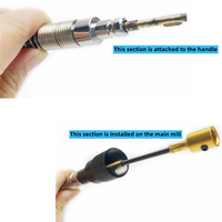 Outils électriques faits à la main 190W DIY Régulation de vitesse en continu Meuleuse rotative suspendue pour application de ponçage