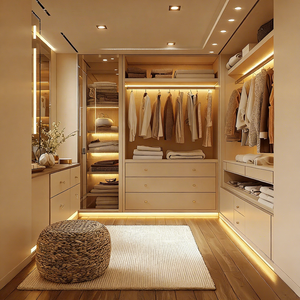 <span class=keywords><strong>Armario</strong></span> Modular de Alta Calidad <span class=keywords><strong>para</strong></span> Villa y Apartamento, Diseño Personalizado con Acabado en Madera y Isla, Venta al Por Mayor de Fábrica - Product Image 4