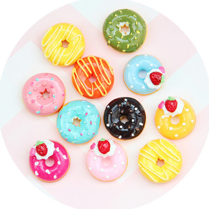 달콤한 디저트 도넛 식품 수지 소재 저렴한 가격 고품질 강한 냉장고 자석 - Product Image 5