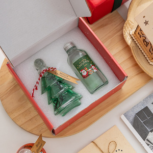 Christmas Tree Glass Reed <b>Diffuser</b> Home Hotel Aroma Decor Long Lasting Air Freshener For Bedroom - Product Image 2