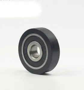 China Supplier For Printer machine 5x20x6mm 625RS Bearing Roller Small Gcr15 Bearing steel PU Coated Pulley