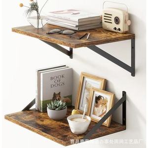 Wooden Wall Mounted <b>Shelf</b> Solid Wood Rectangle Durable Storage For Living Room Entryway <b>Bedroom</b> - Product Image 4