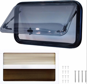 Ventana Abatible <span class=keywords><strong>para</strong></span> Autocaravana, Ventana Acrílica Abatible hacia Afuera, Marco Interior Plegable, Tamaño Opcional, Accesorios <span class=keywords><strong>para</strong></span> Autocaravanas, <span class=keywords><strong>Ventanas</strong></span> <span class=keywords><strong>para</strong></span> Campers - Product Image 2
