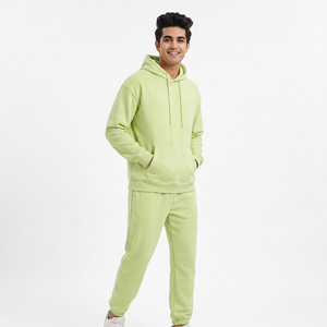 Chándal Unisex de Otoño para Ropa Urbana, 100% Algodón, Forro Polar Ligero, Reversible, Personalizable con Logotipo, Transpirable - Product Image 1