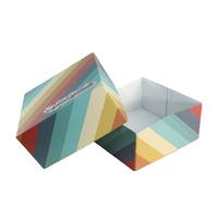 Caja de Regalo de Lujo con Tapa y Base Personalizada con Logotipo del Fabricante para Velas, Empaque de Cartón de Dos Piezas con Relieve y Laminado Mate