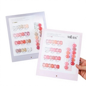 Nuevo Set de Esmaltes de <span class=keywords><strong>Uñas</strong></span> en Gel de Milán, 12 Colores Mini, Sólidos, No Tóxicos, Resistentes al Agua, Secado Rápido, Estilo Nude Morandi Macaron, Efecto Iluminador - Product Image 4