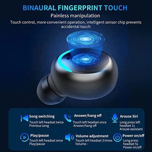 F9-5C F9 F9-5 ngân hàng điện IPX7 không thấm nước mini headphone Tai nghe không dây LED LCD hiển thị điện TWS không dây Earbud Tai nghe M10 - Product Image 4