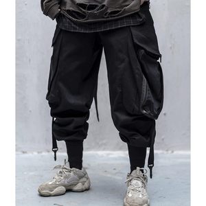 Pantalones Cargo FOXA para Hombre, Estilo Urbano Japonés, Techwear, Estilo Harem, Bordados, Múltiples Bolsillos, Transpirables, de Poliéster - Product Image 2