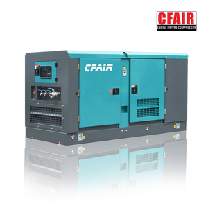 CFAIR 132kw compresseur d'air de moteur diesel monté sur dérapage portable 12bar haute pression 12 M3/Min marteau de cric des fabricants - Product Image 5