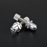 Bouton moleté à ressort de 12 mm de diamètre fileté, 43 mm de longueur totale, pour couvercle de trappe d'avion RC, lot en carton en vrac pour aérodrome