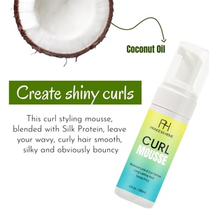 <span class=keywords><strong>Mousse</strong></span> coiffante anti-frisottis à tenue forte, enrichie à l'huile d'olive, non grasse, <span class=keywords><strong>pour</strong></span> boucles élastiques, marque privée - Product Image 4